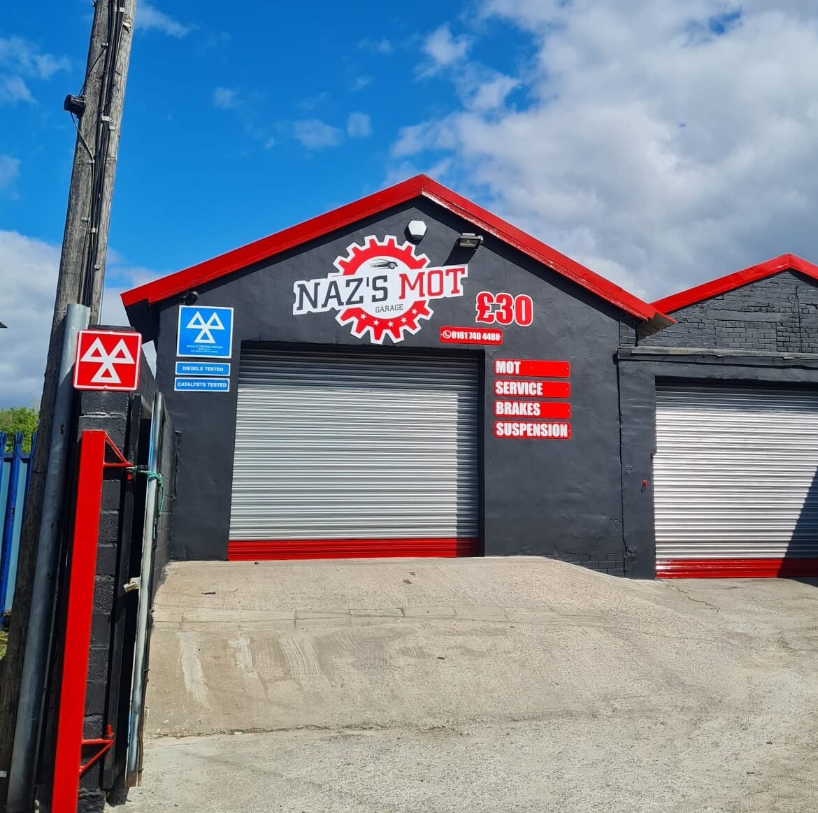 Naz's MOT Garage in Cheetham Hill, Manchester